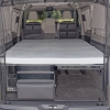iXTEND Spannbettlaken für original Schlafauflage VW T7 Beach Camper/Tour Nicki-Plüsch - 100 707 638
